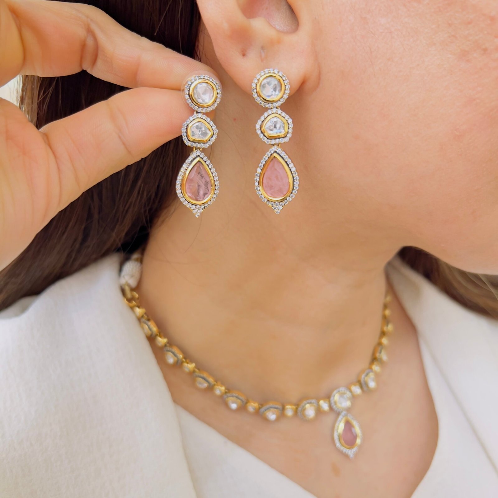 Vintage Charm in a Regal Necklace Set - Image 2