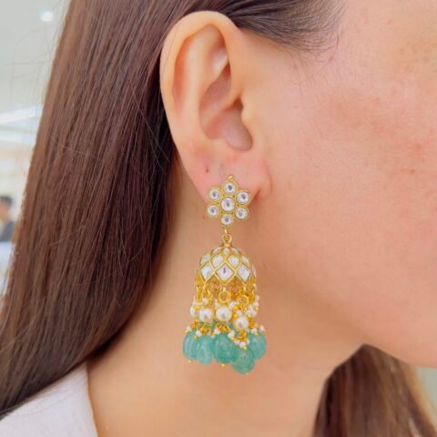 Traditional Royal Jadau Earrings for a Grand Ethnic Look