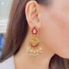 Handcrafted Ethnic Jadau Earrings