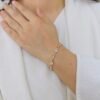 The XOXO Sparkle: 18k Gold Plated Classic Bracelet