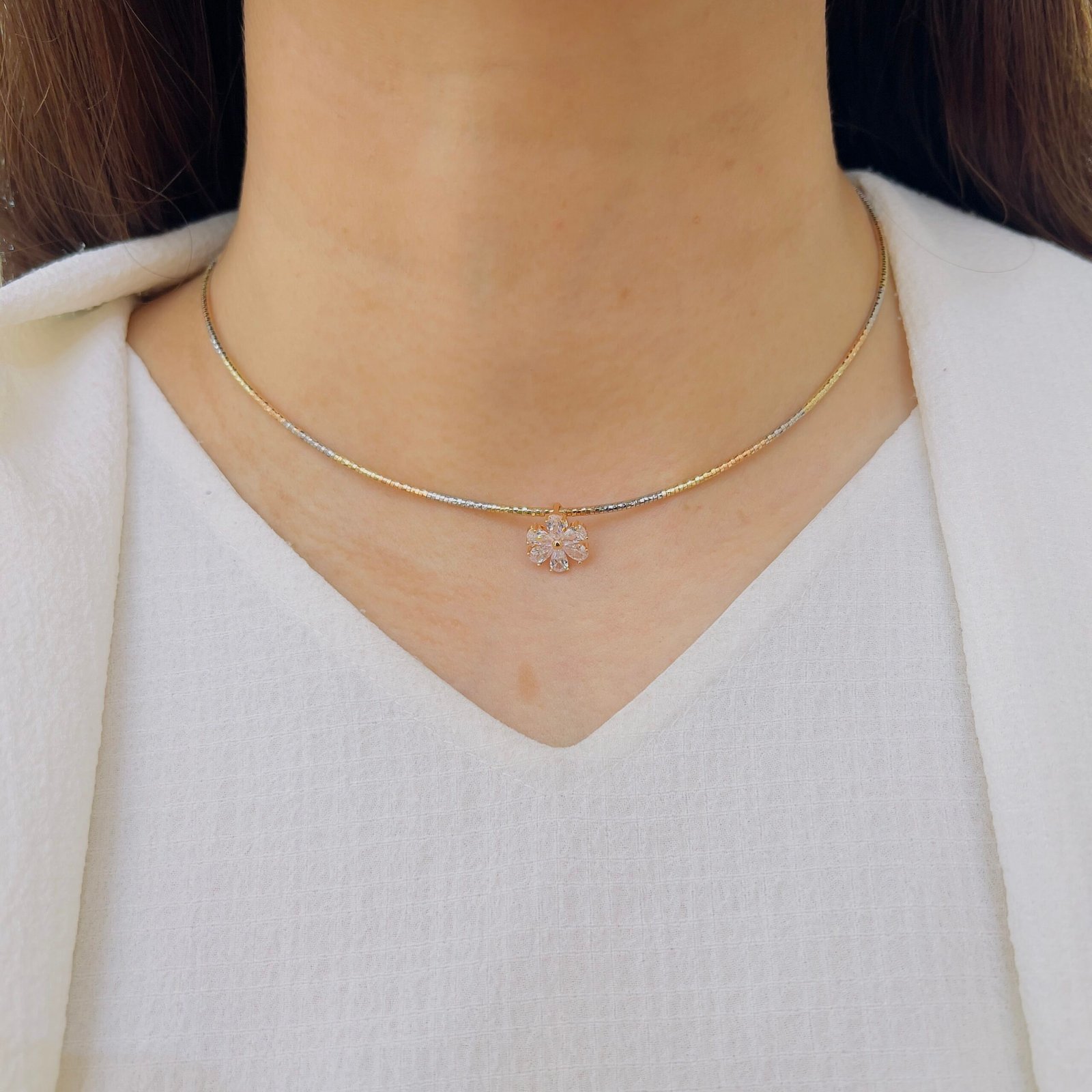 2-in-1 Floral Elegance Pendant & Earring