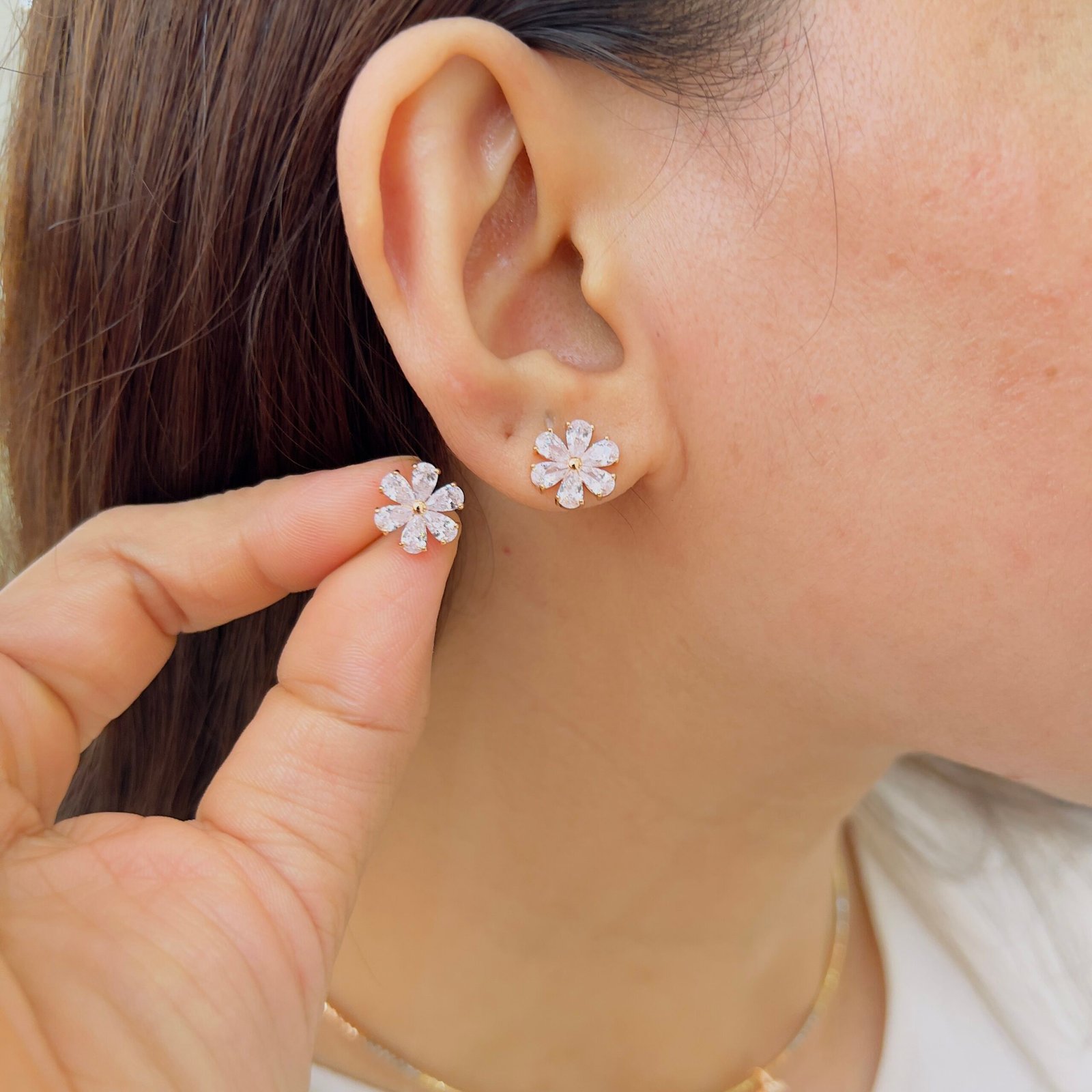 2-in-1 Floral Elegance Pendant & Earring - Image 2