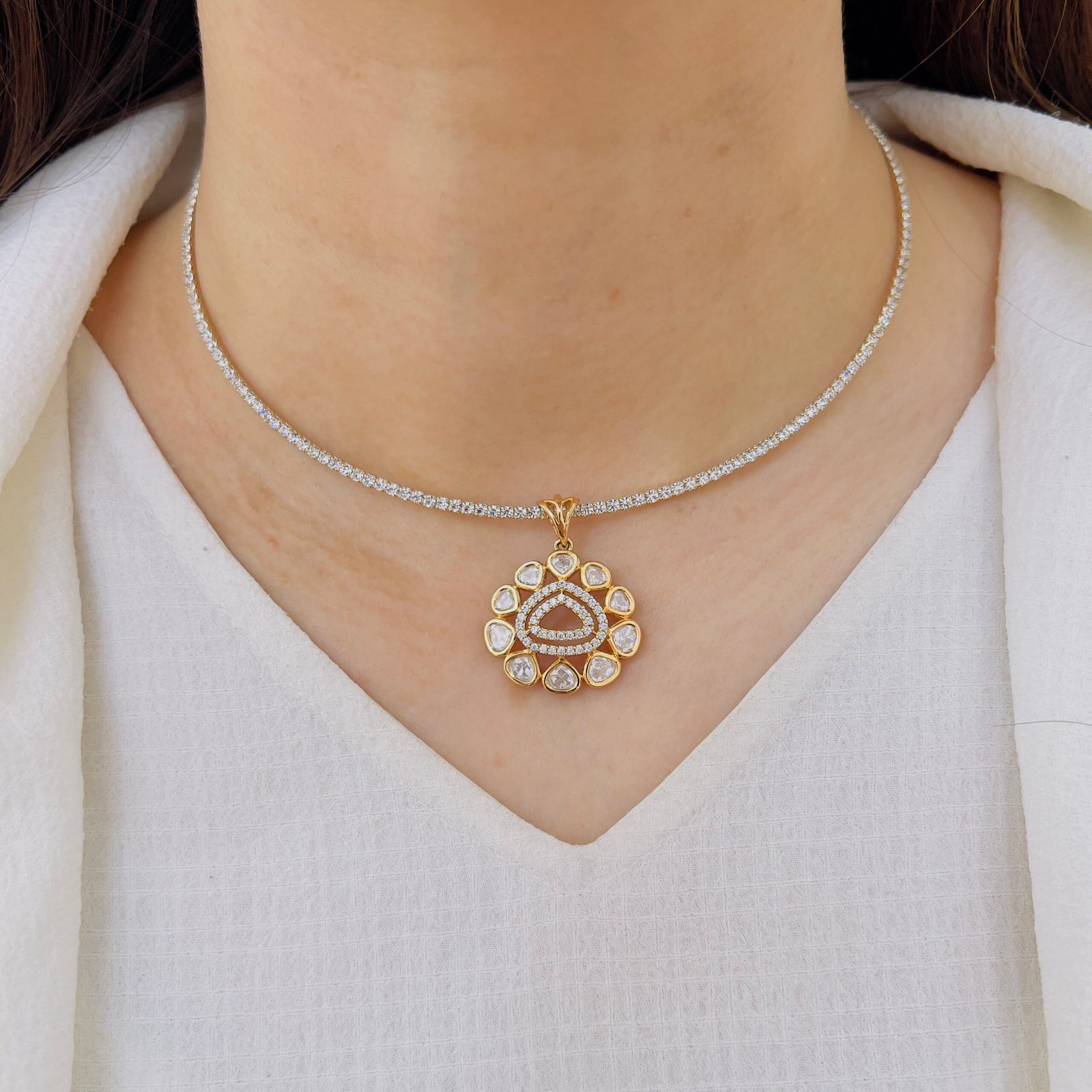 Velvet Era Victorian Pendant Set