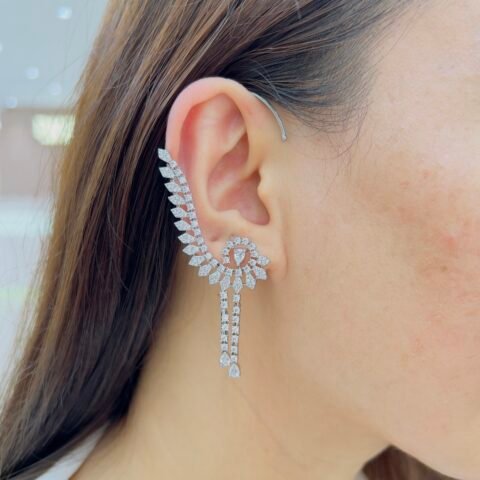 Dazzle Drop Ear Cuffs