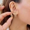Radiant Leaf Glow Earrings
