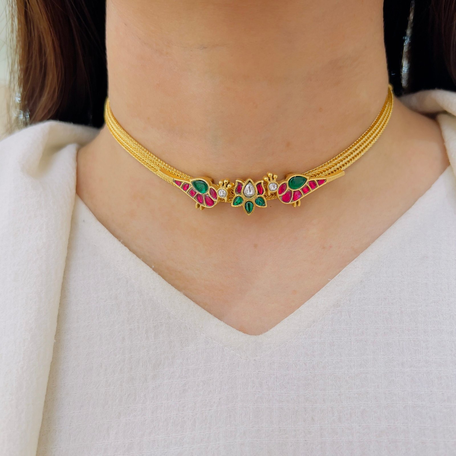 Royal Jadau Choker Set