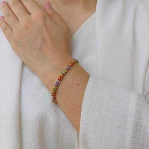 Sparkling Diamond Stone Bracelet