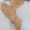 Elegant Openable Oval Solitaire Bracelet for Women