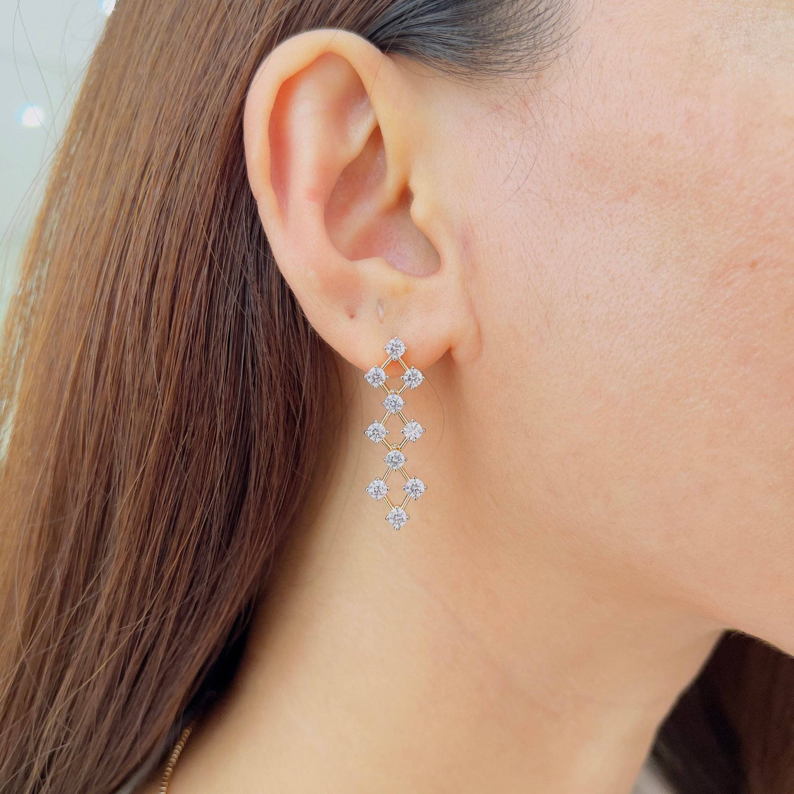Diamond Lattice Necklace Set - Image 3