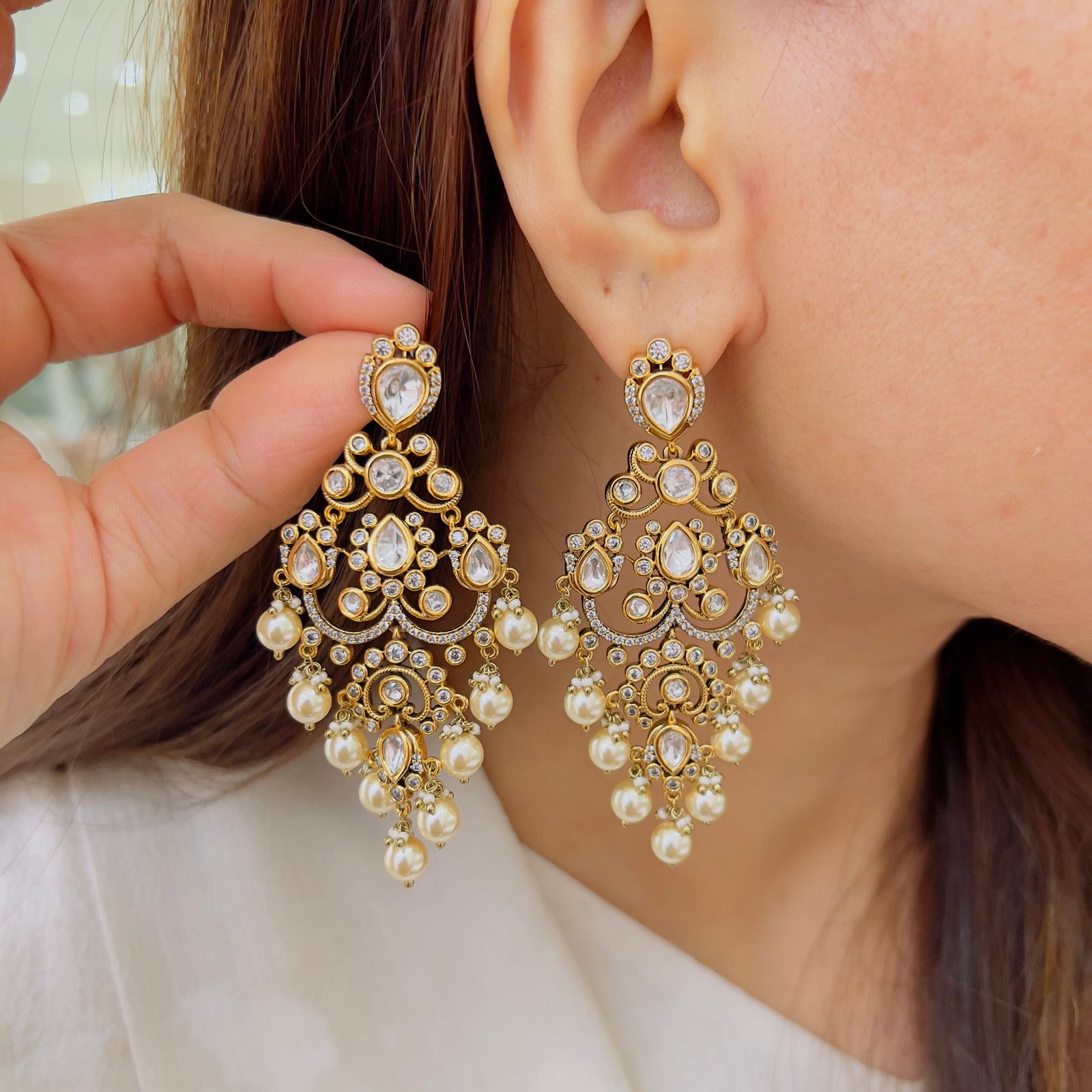 Victorian Chandelier Earrings - Image 5