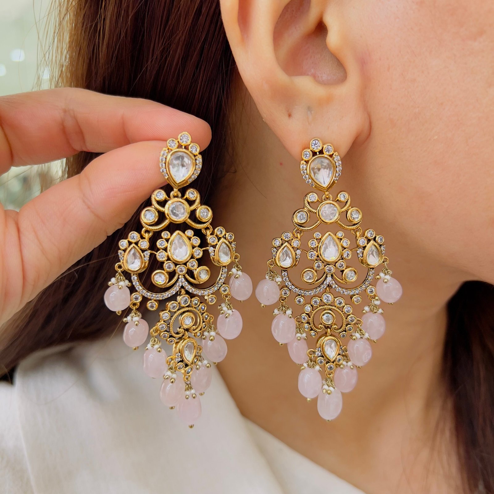 Victorian Chandelier Earrings - Image 4