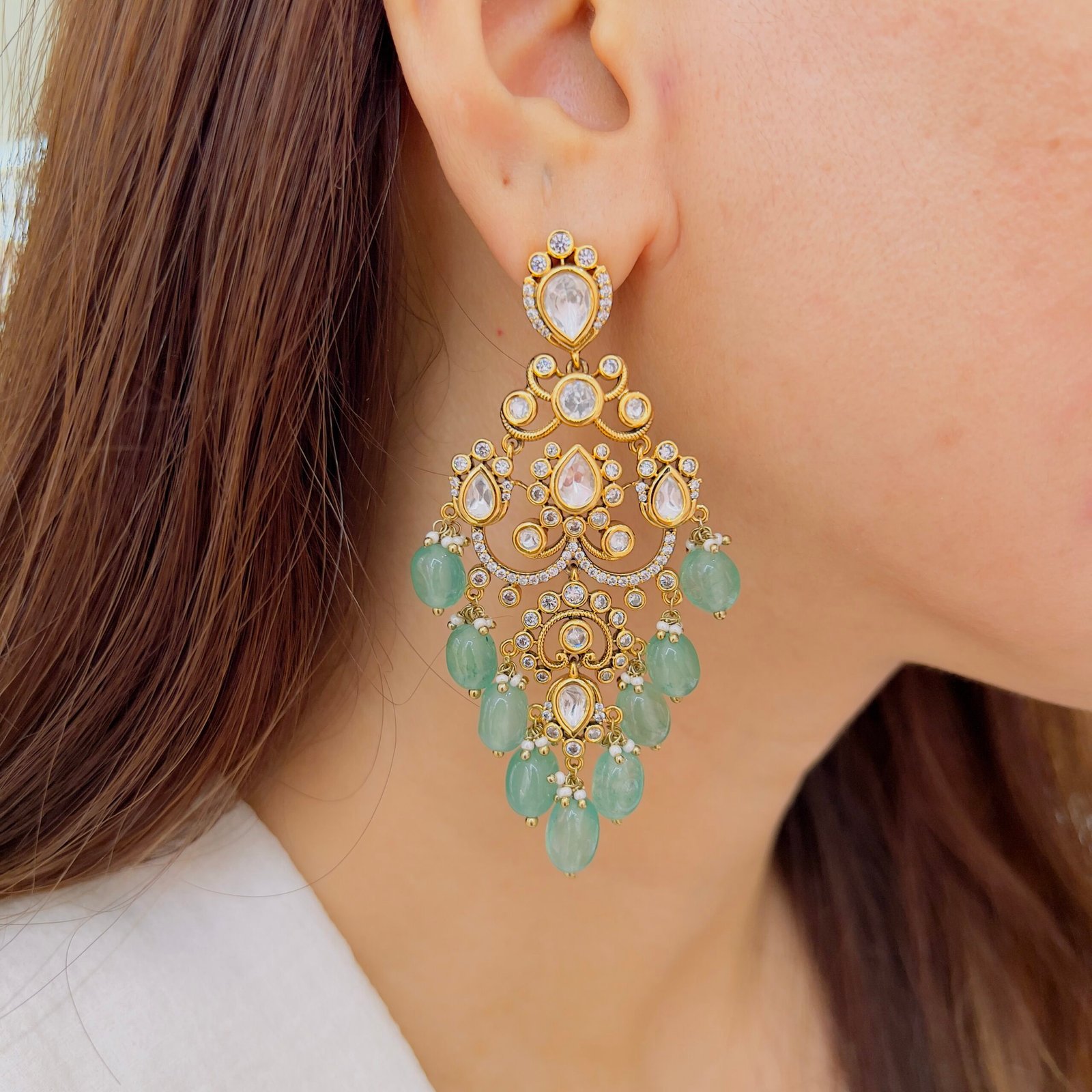 Victorian Chandelier Earrings - Image 6