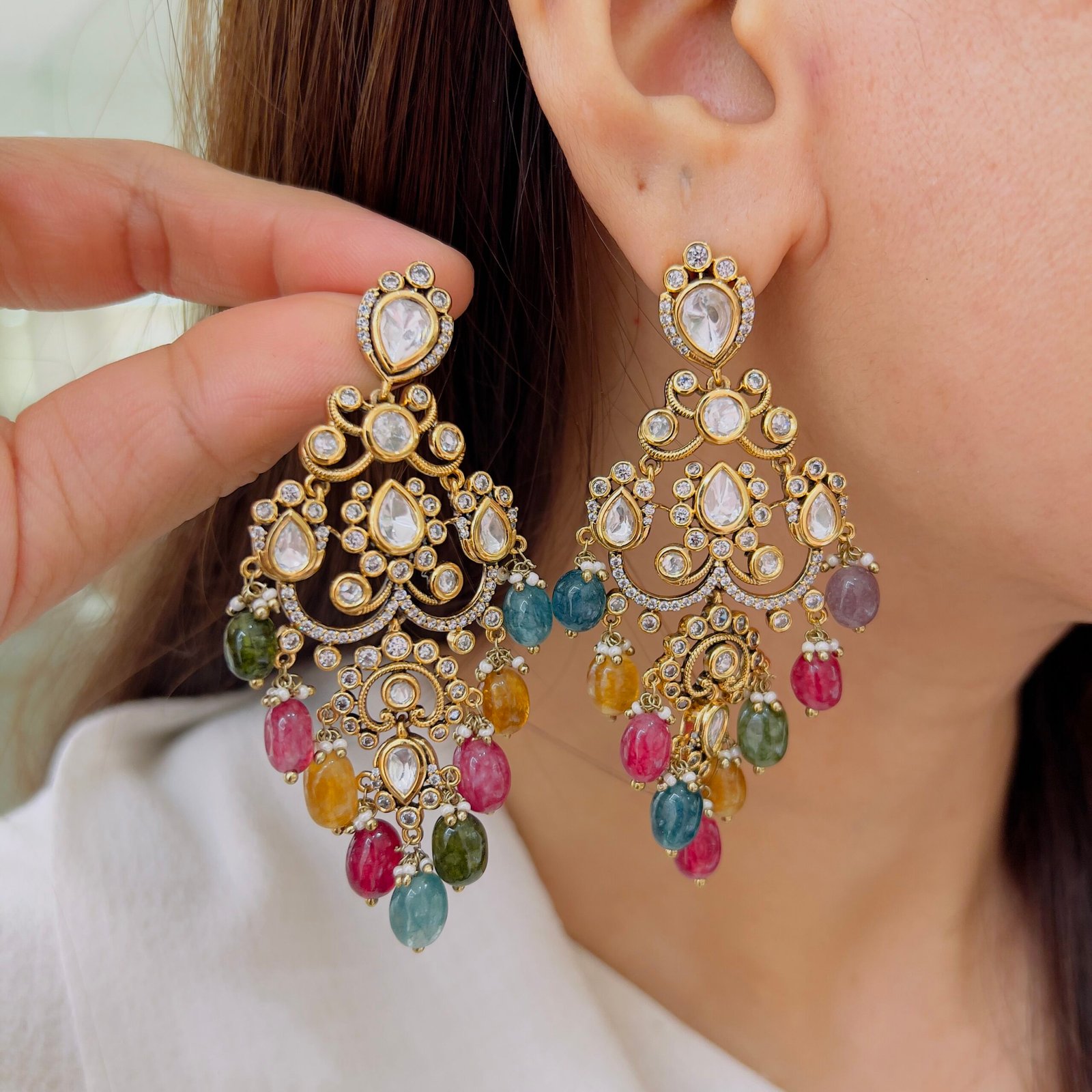 Victorian Chandelier Earrings - Image 9
