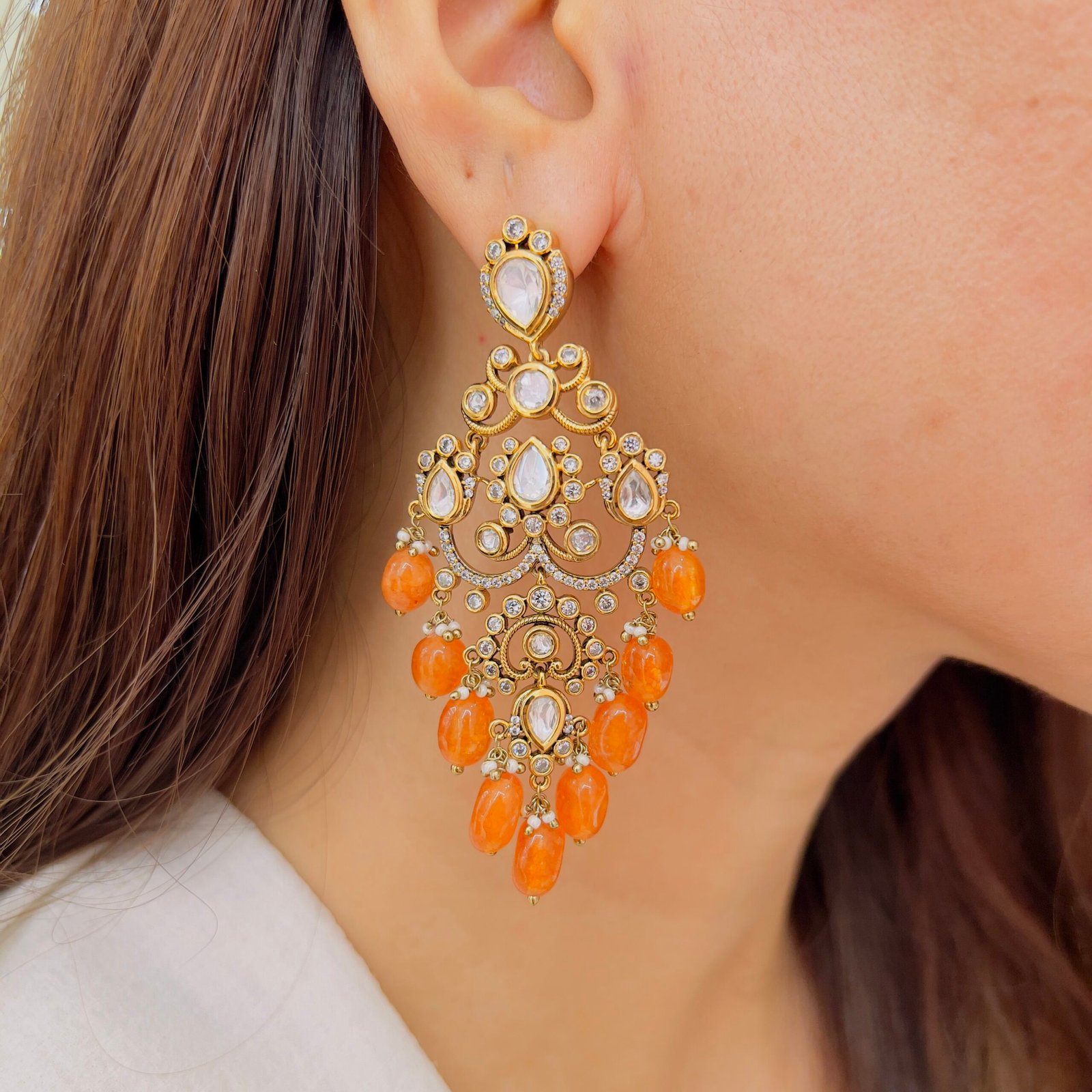 Victorian Chandelier Earrings - Image 10