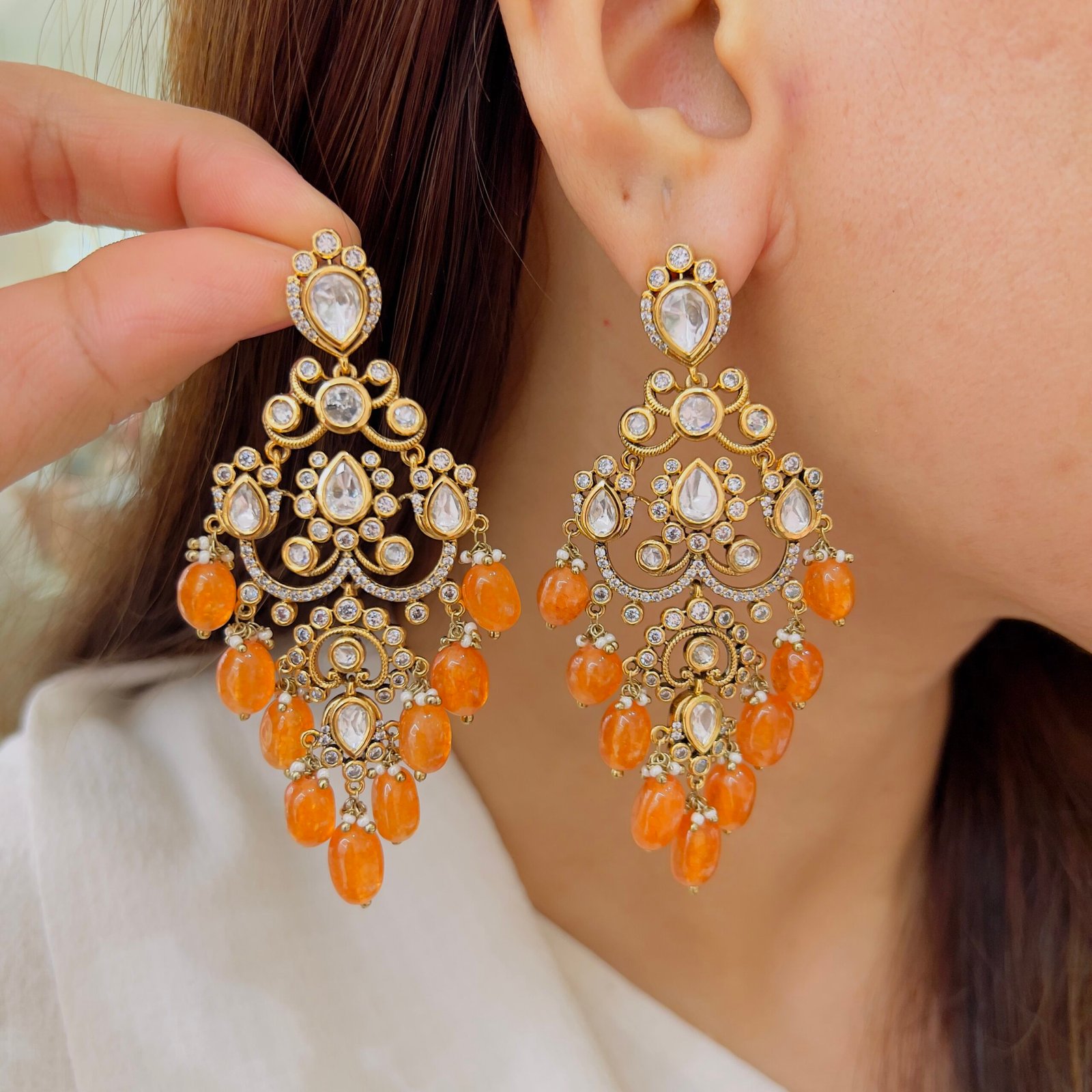 Victorian Chandelier Earrings - Image 11