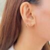 Second Tops Office Chic – 18K Gold Plated Earrings
