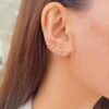 18K Gold Plated Ear Cuffs for Daily & Office Wear