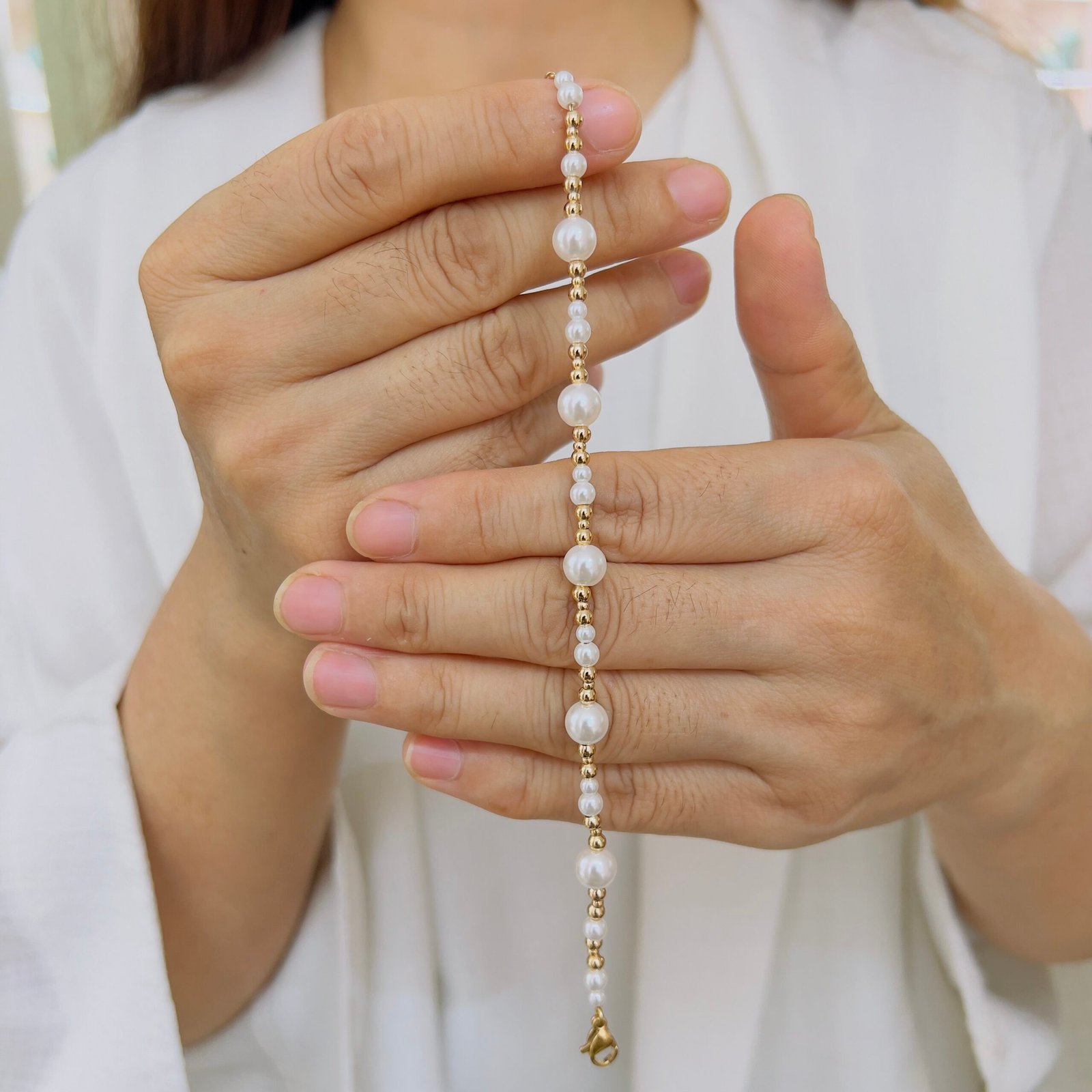 Classic Pearl Bracelet - Image 3