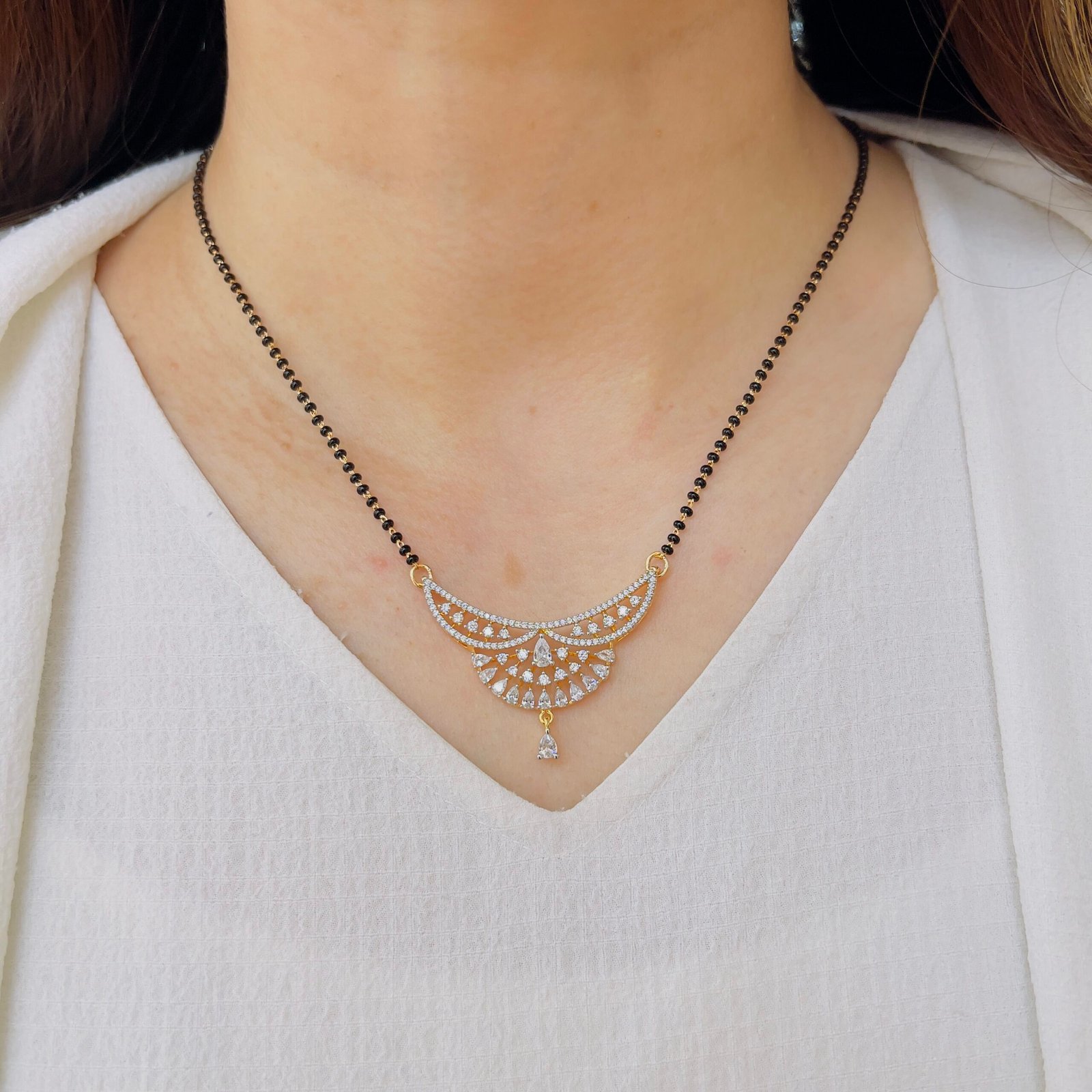 Classic Black Beads Mangalsutra