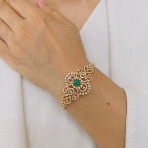 Emerald Elegance Bracelet