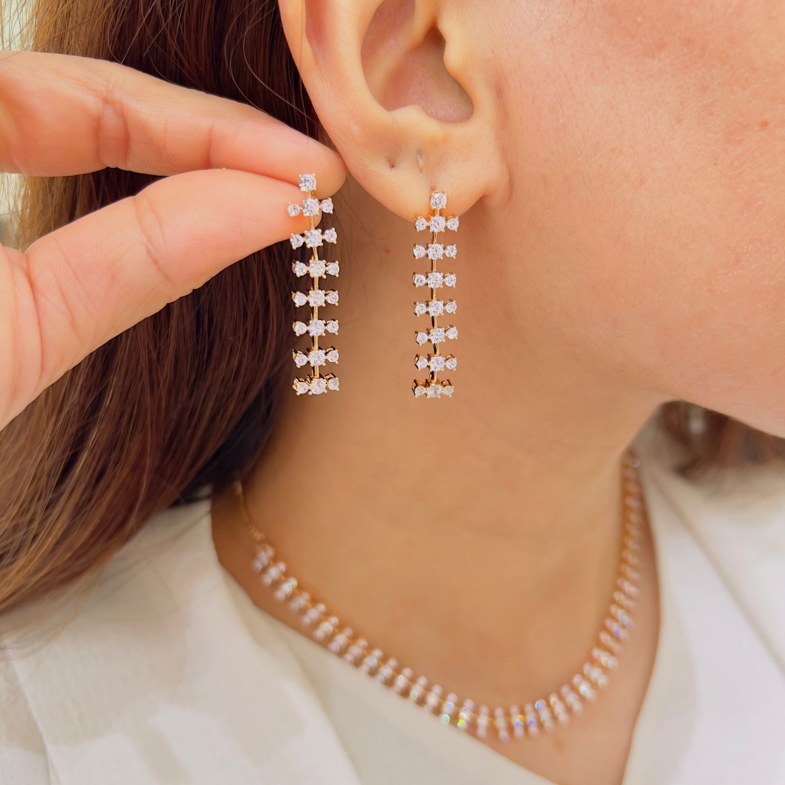 Luxury Diamond Necklace Set for Every Celebration - Image 2