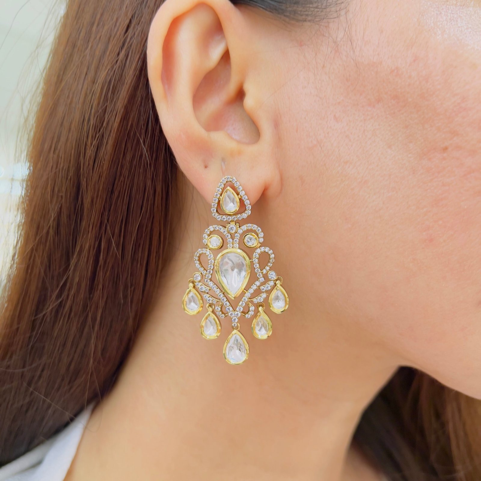 Wedding Wear Victorian Earrings - Image 7
