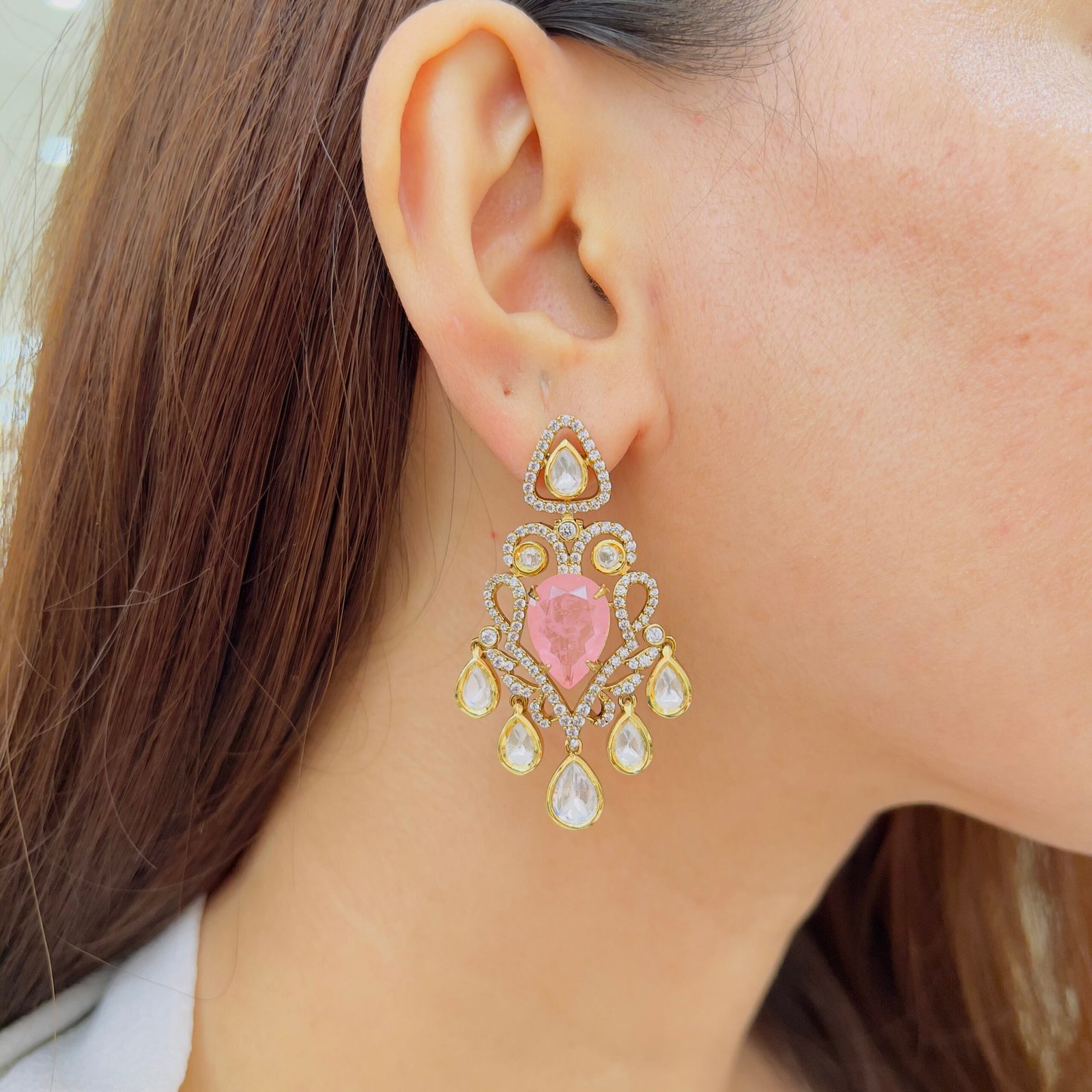 Wedding Wear Victorian Earrings - Image 5