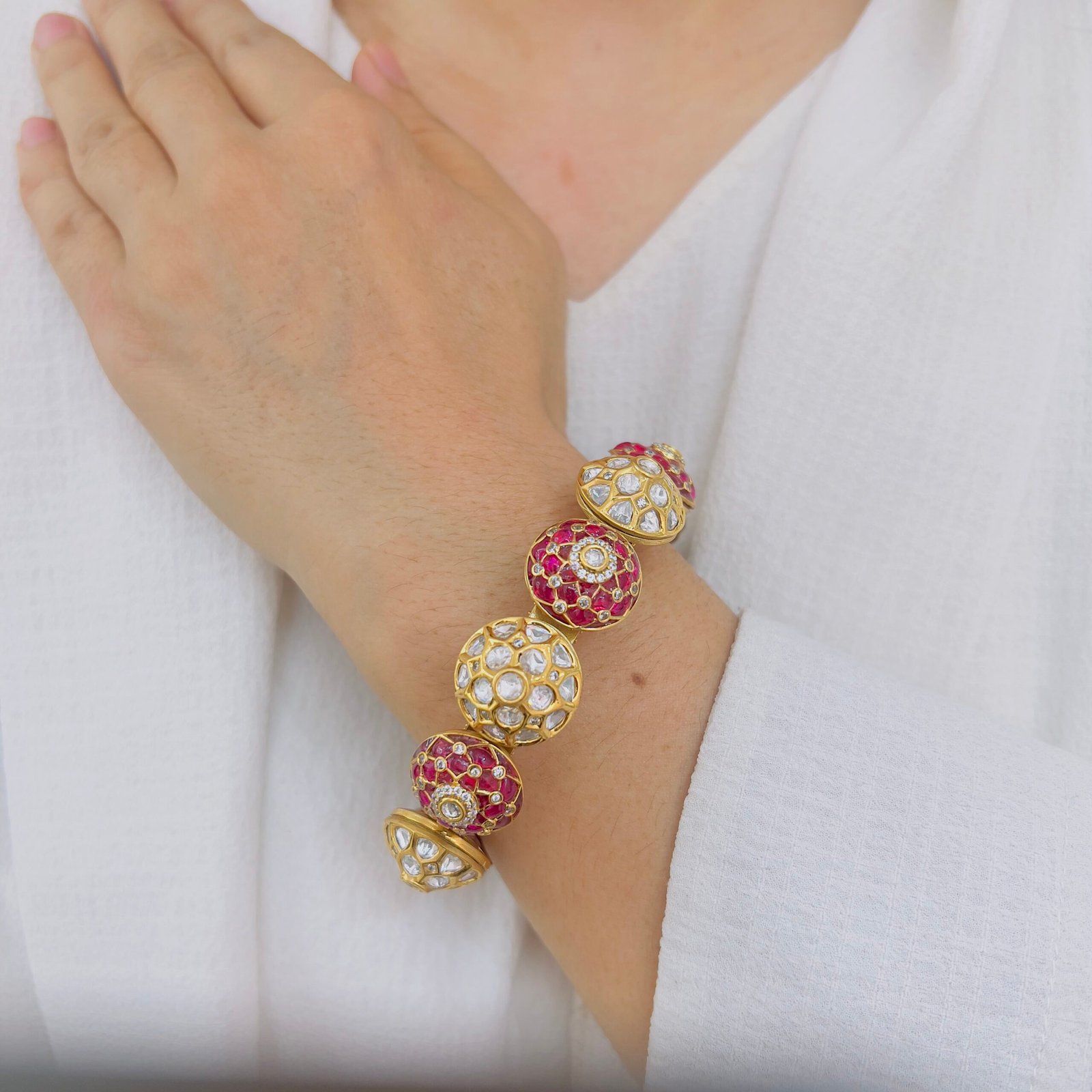 Classic Carved Victorian Bangles - Image 4