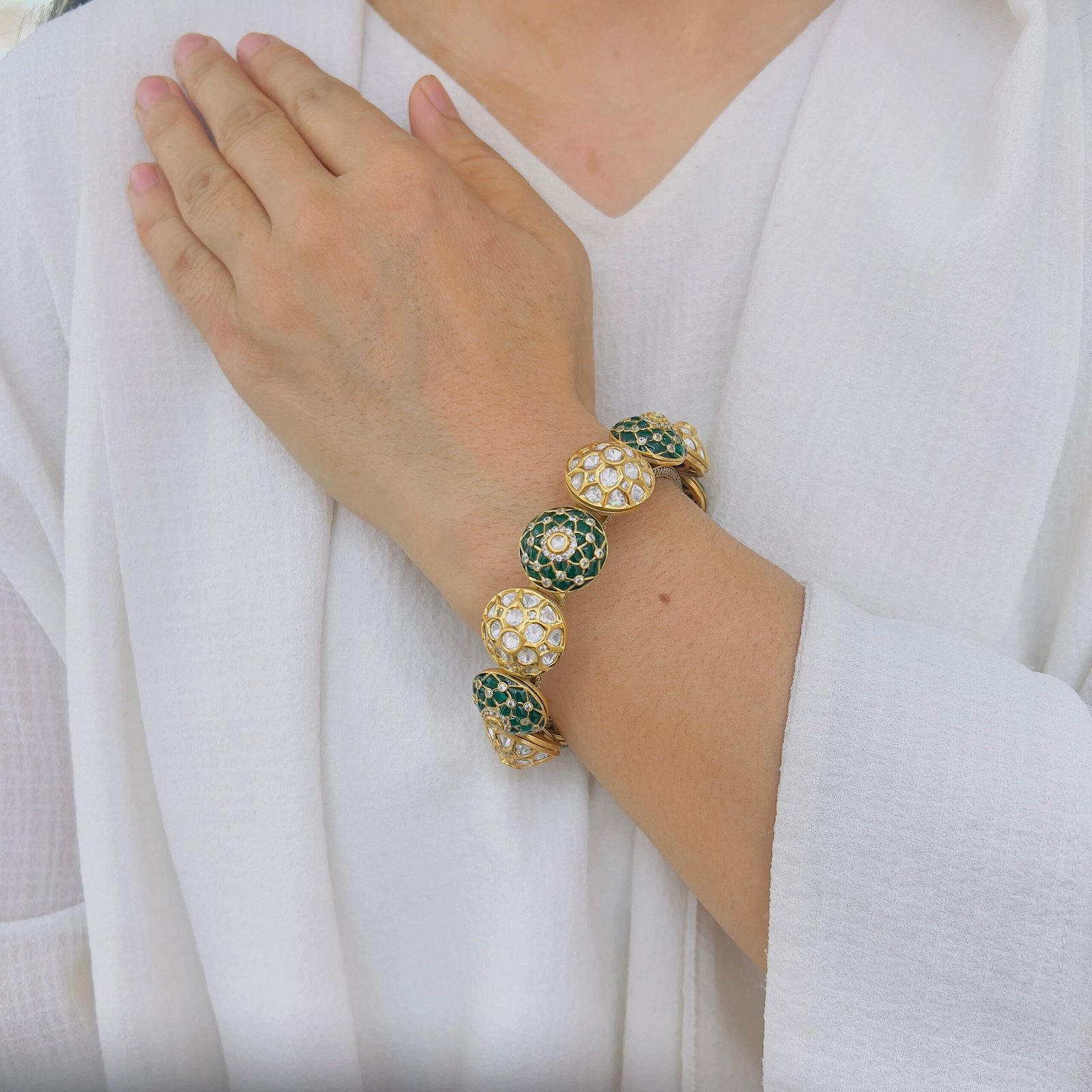 Classic Carved Victorian Bangles - Image 3