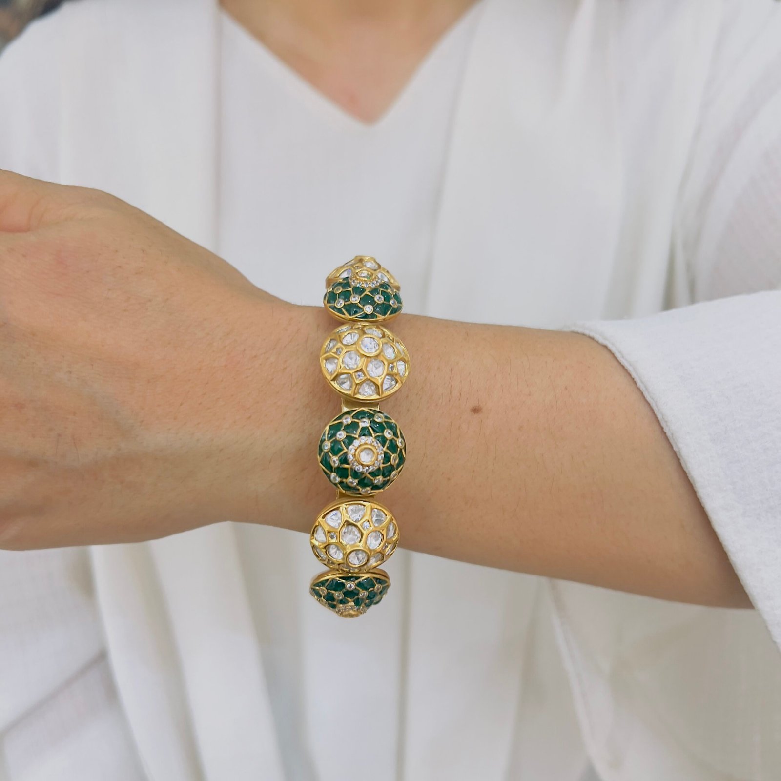 Classic Carved Victorian Bangles - Image 2