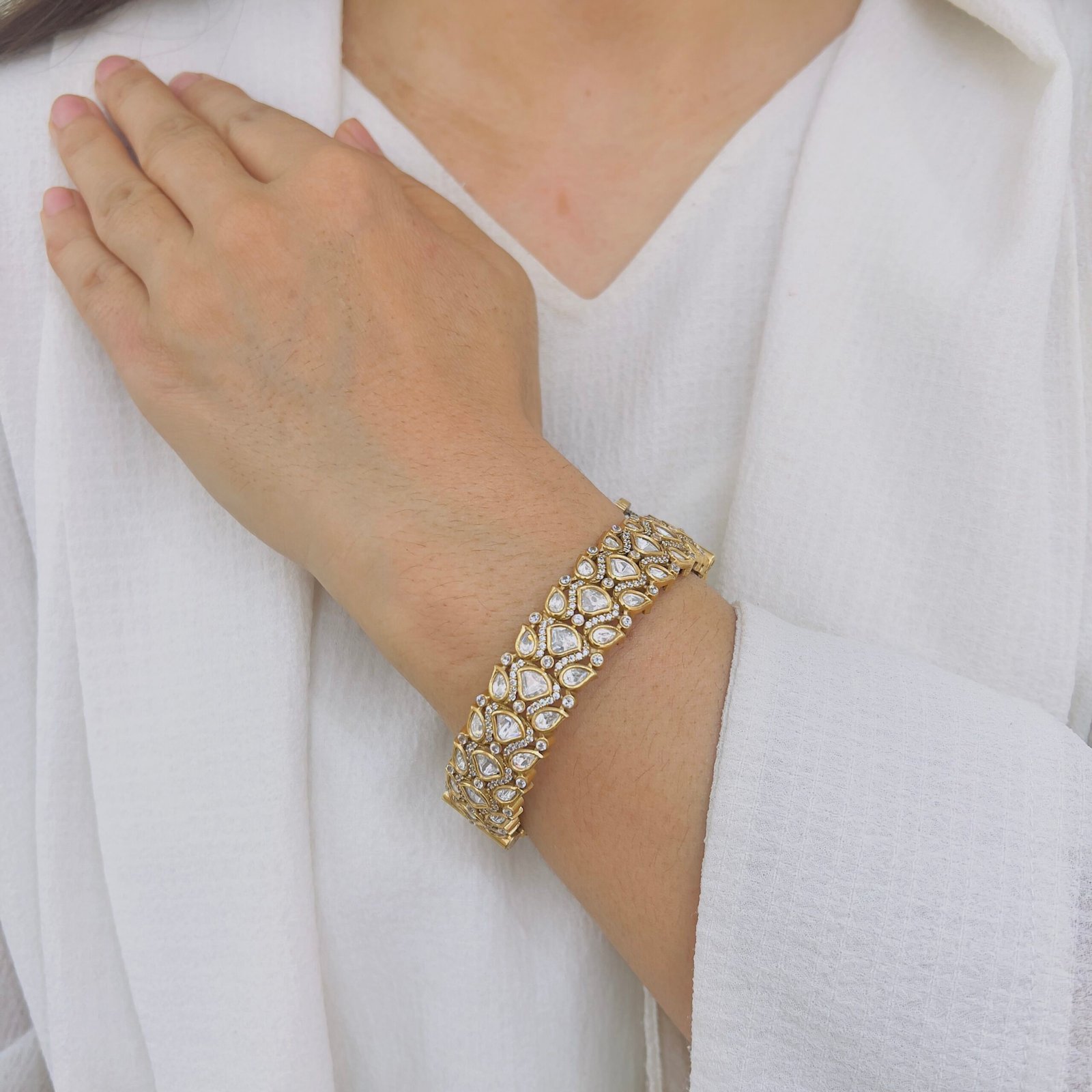 Victorian Motif Statement Bangles