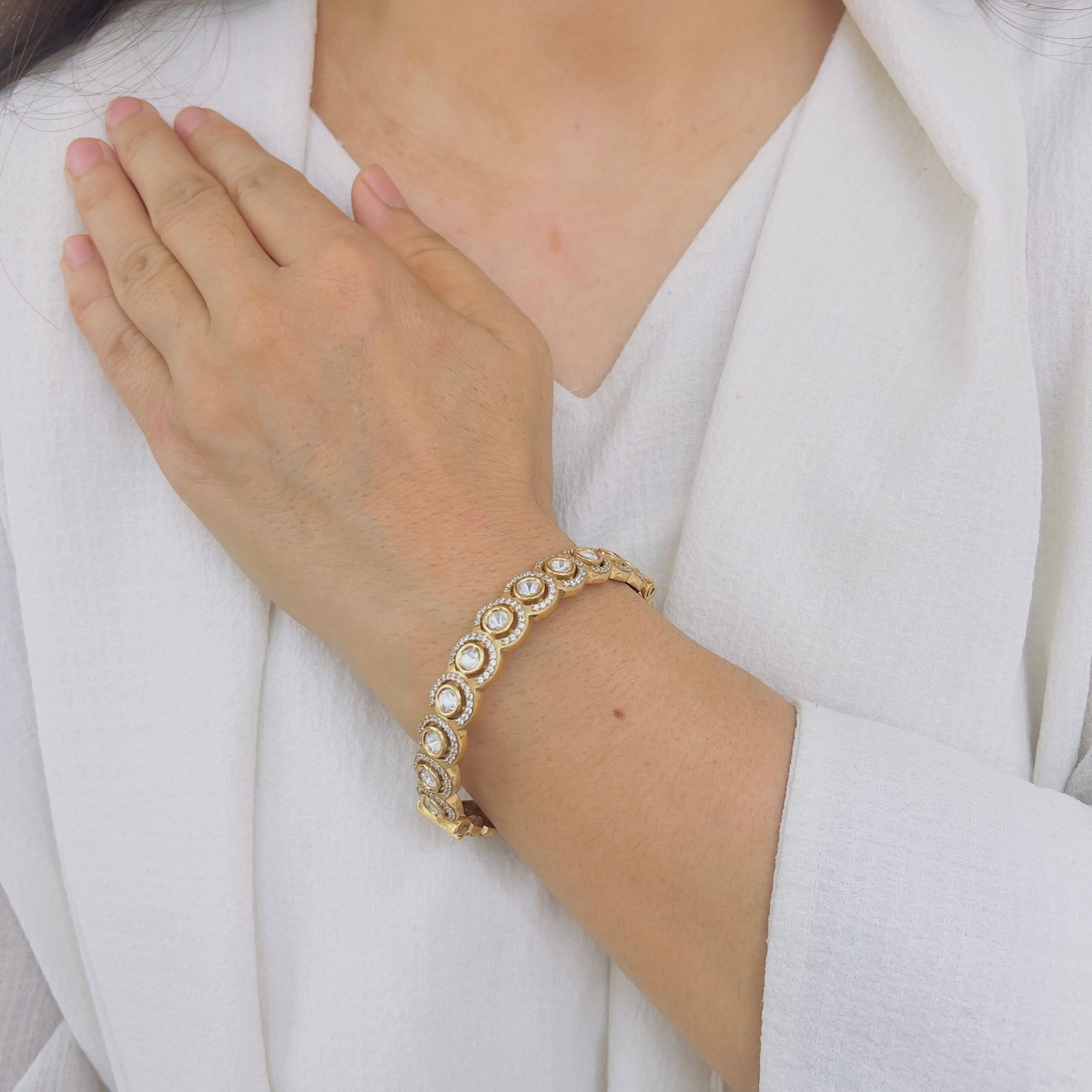 Victorian Grace Cuff Bangle - Image 3