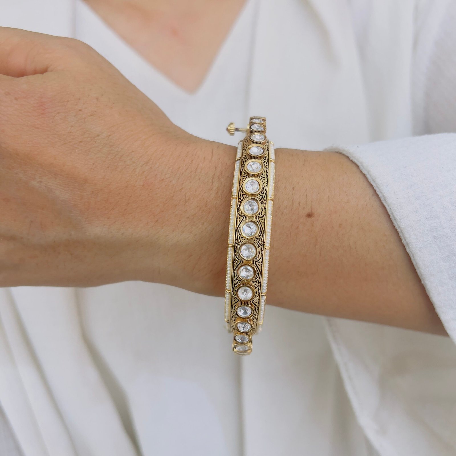 Vintage Muse Statement Bangle - Image 2
