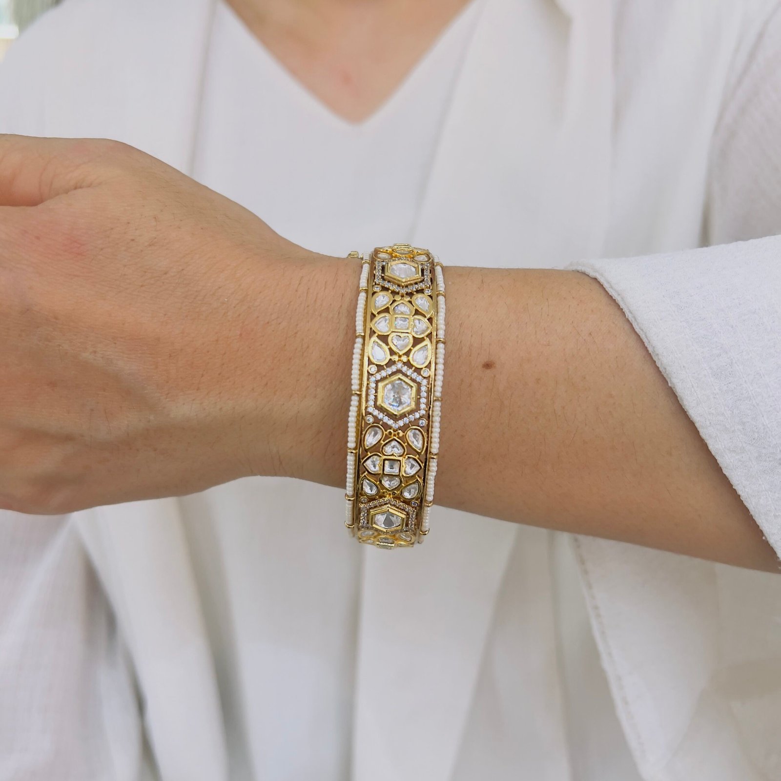 Victorian Bloom Signature Bangle - Image 2