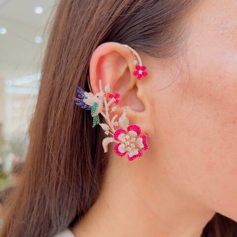 Floral Fantasy Full Ear Cuff