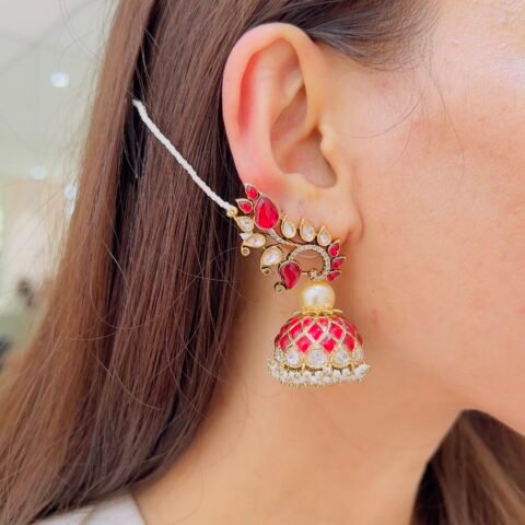 Victorian Jhumka Charm Earrings