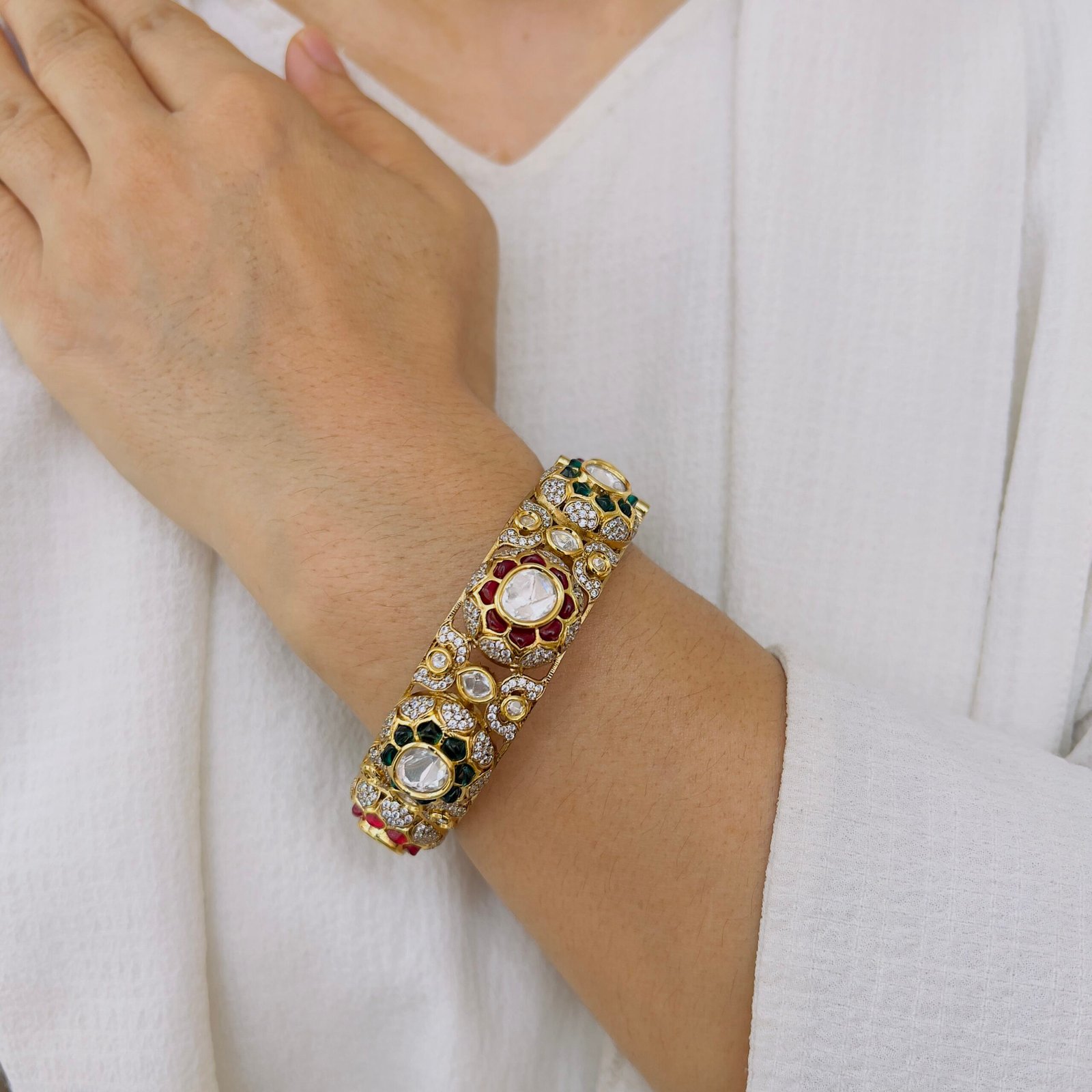 Classic Carved Victorian Bangle