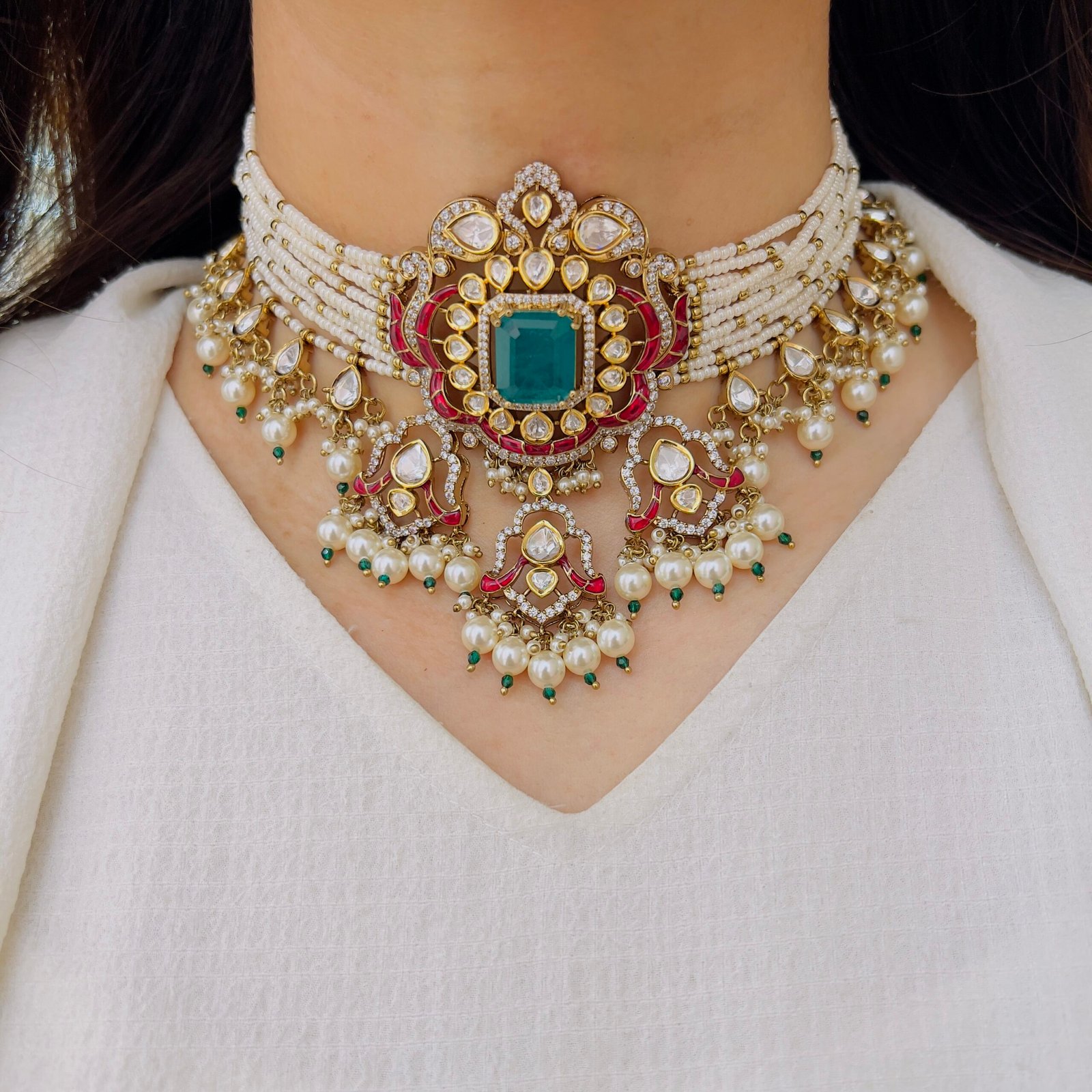 Grand Victorian Choker Jewellery Set