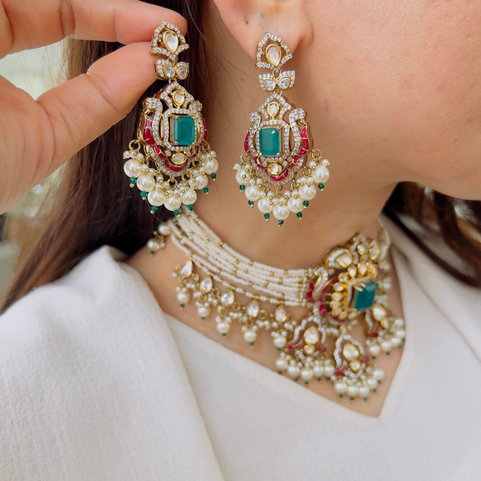 Grand Victorian Choker Jewellery Set - Image 2