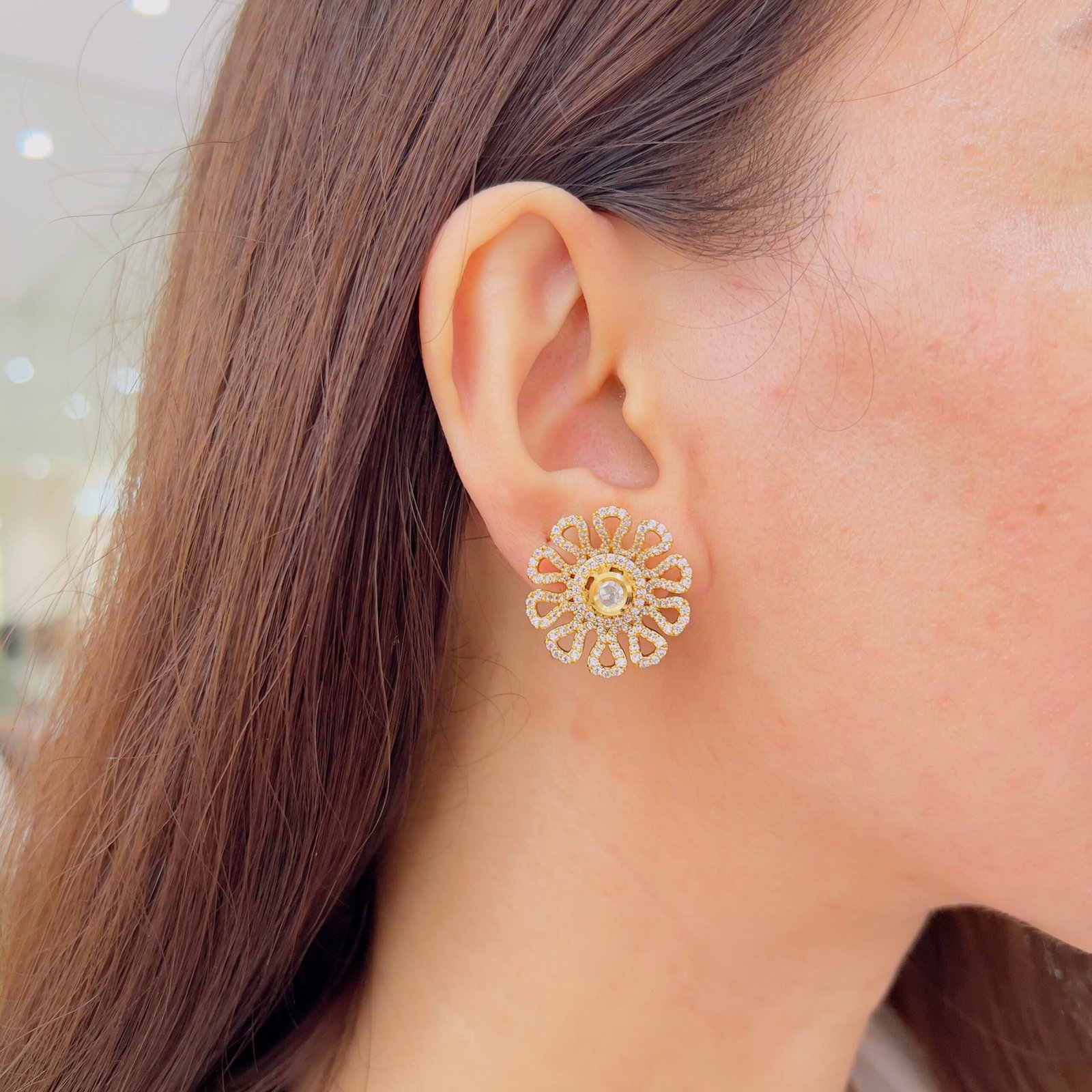 Graceful Mangalsutra Set with Coordinated Earrings - Image 3