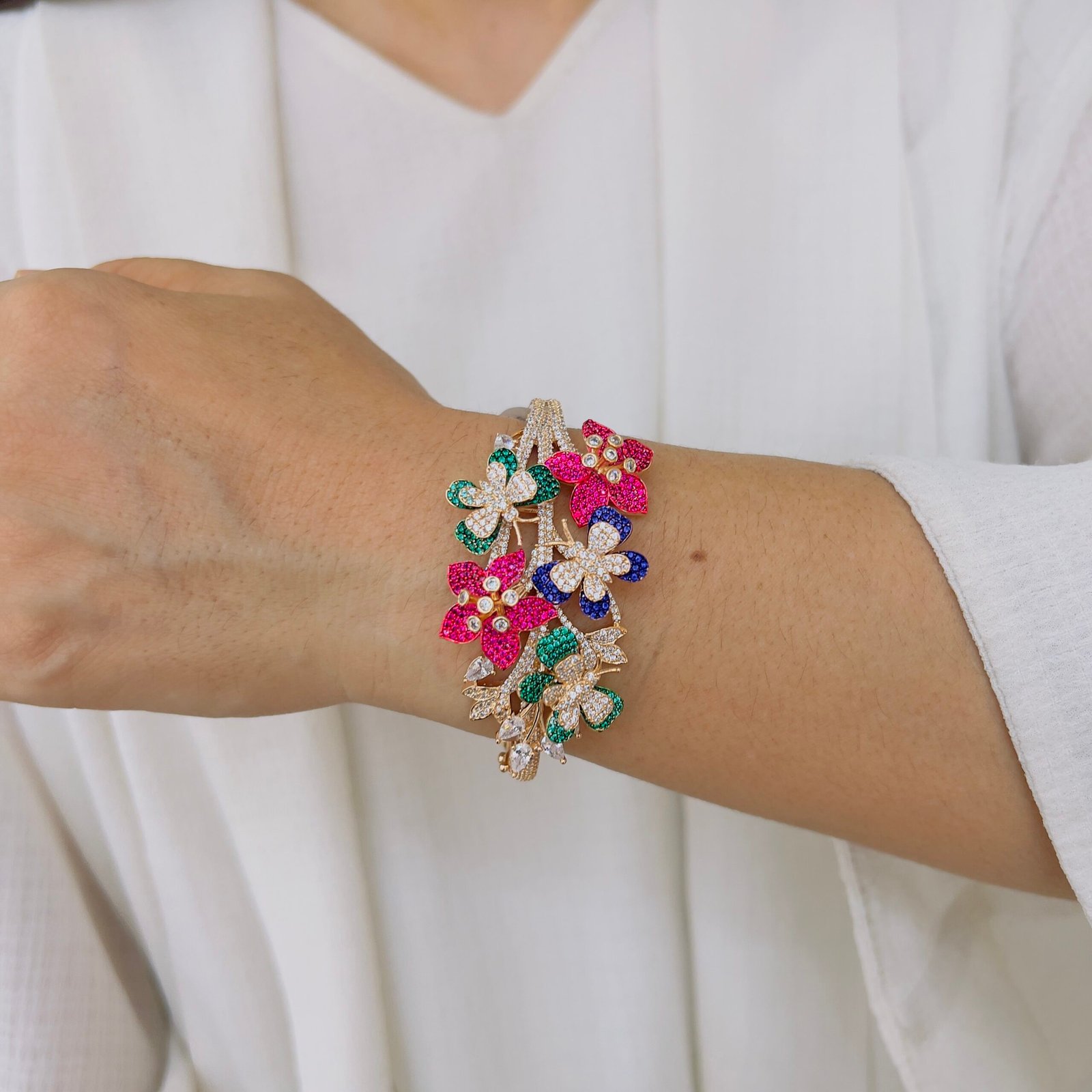 Floral Colourburst Bracelet - Image 2