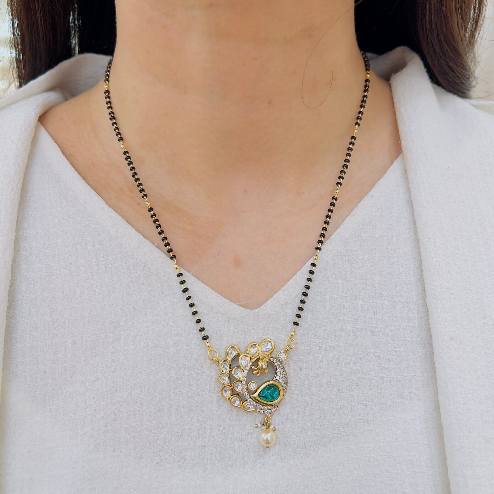 Peacock Motif Mangalsutra - Image 3