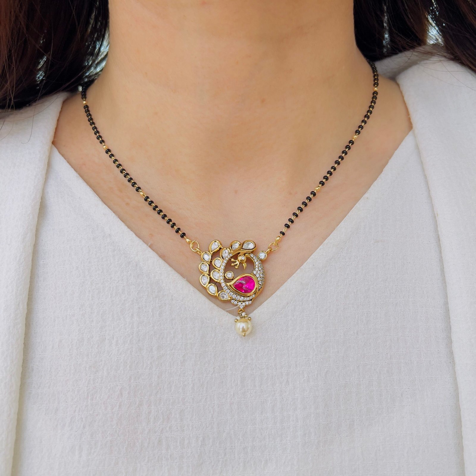 Peacock Motif Mangalsutra - Image 4