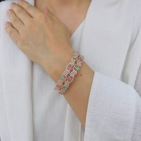 Floral Vine Statement Bangle
