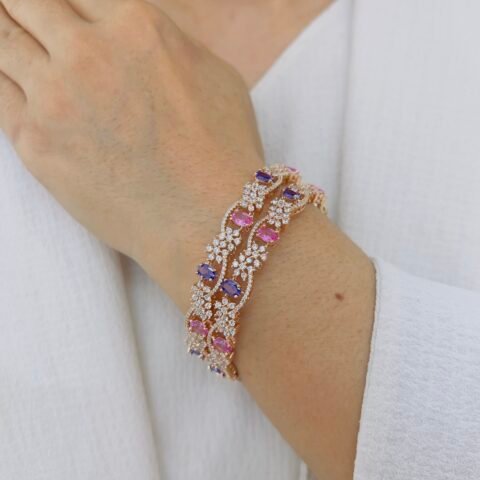 Delicate Floral Luxe Bangle