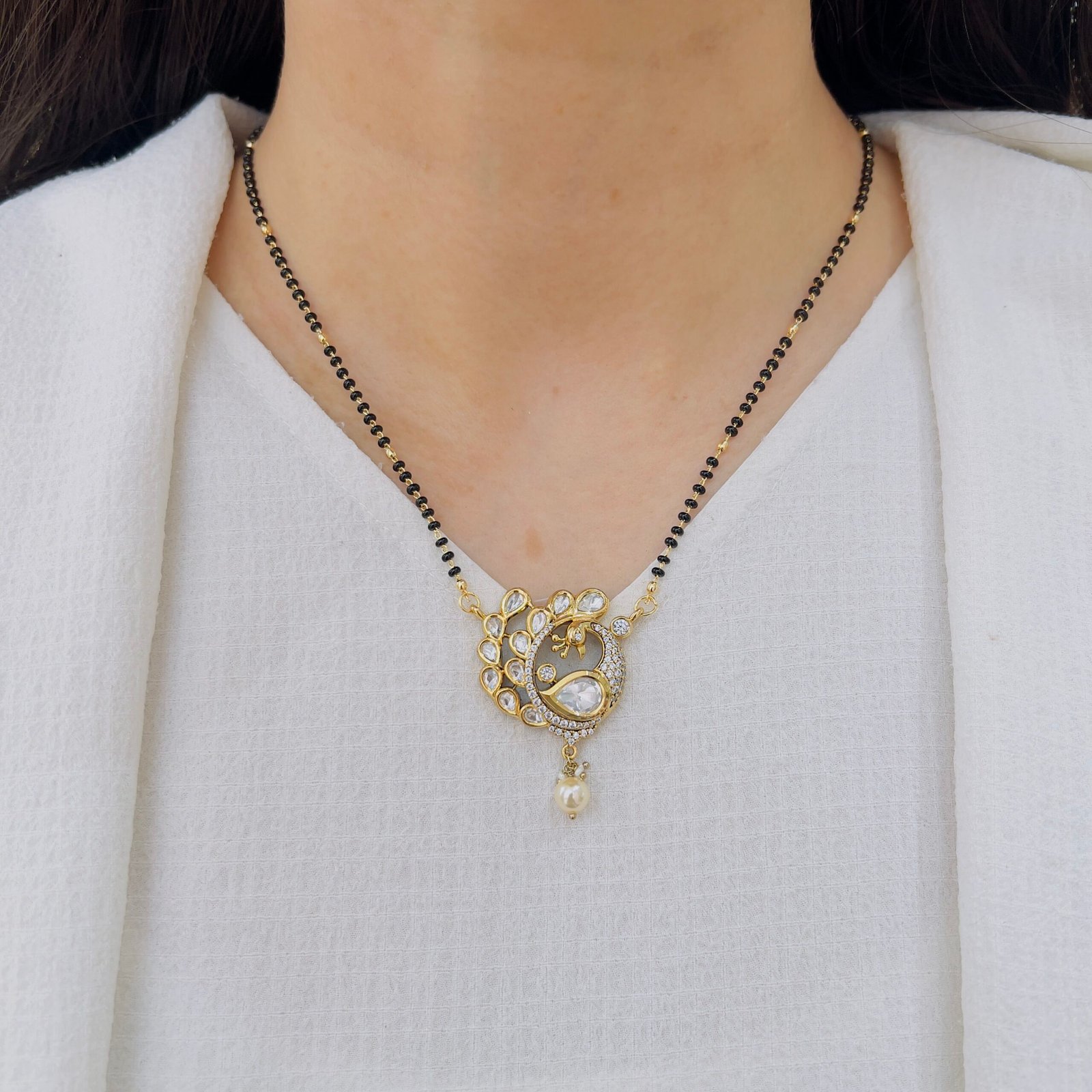 Peacock Motif Mangalsutra - Image 2