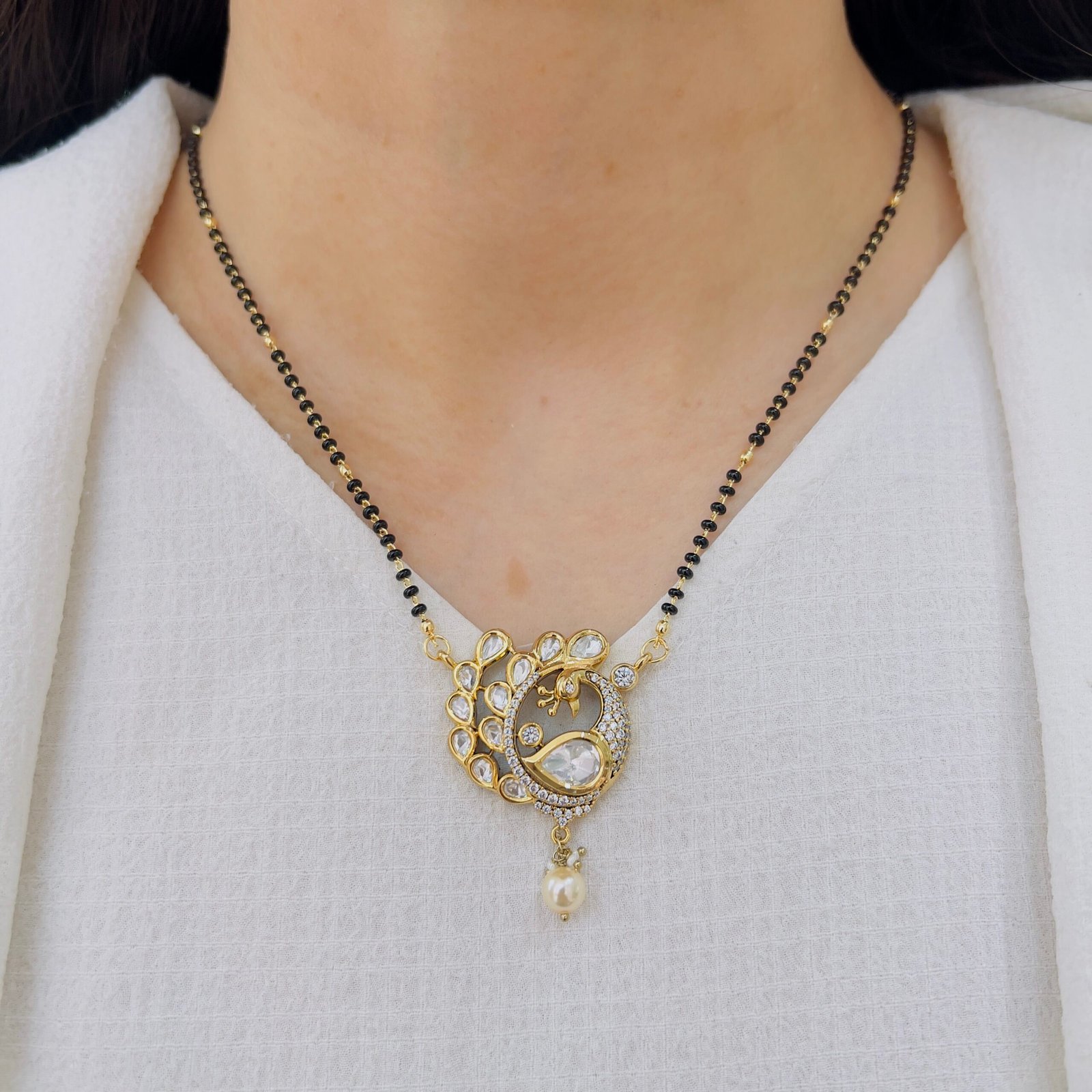 Peacock Motif Mangalsutra