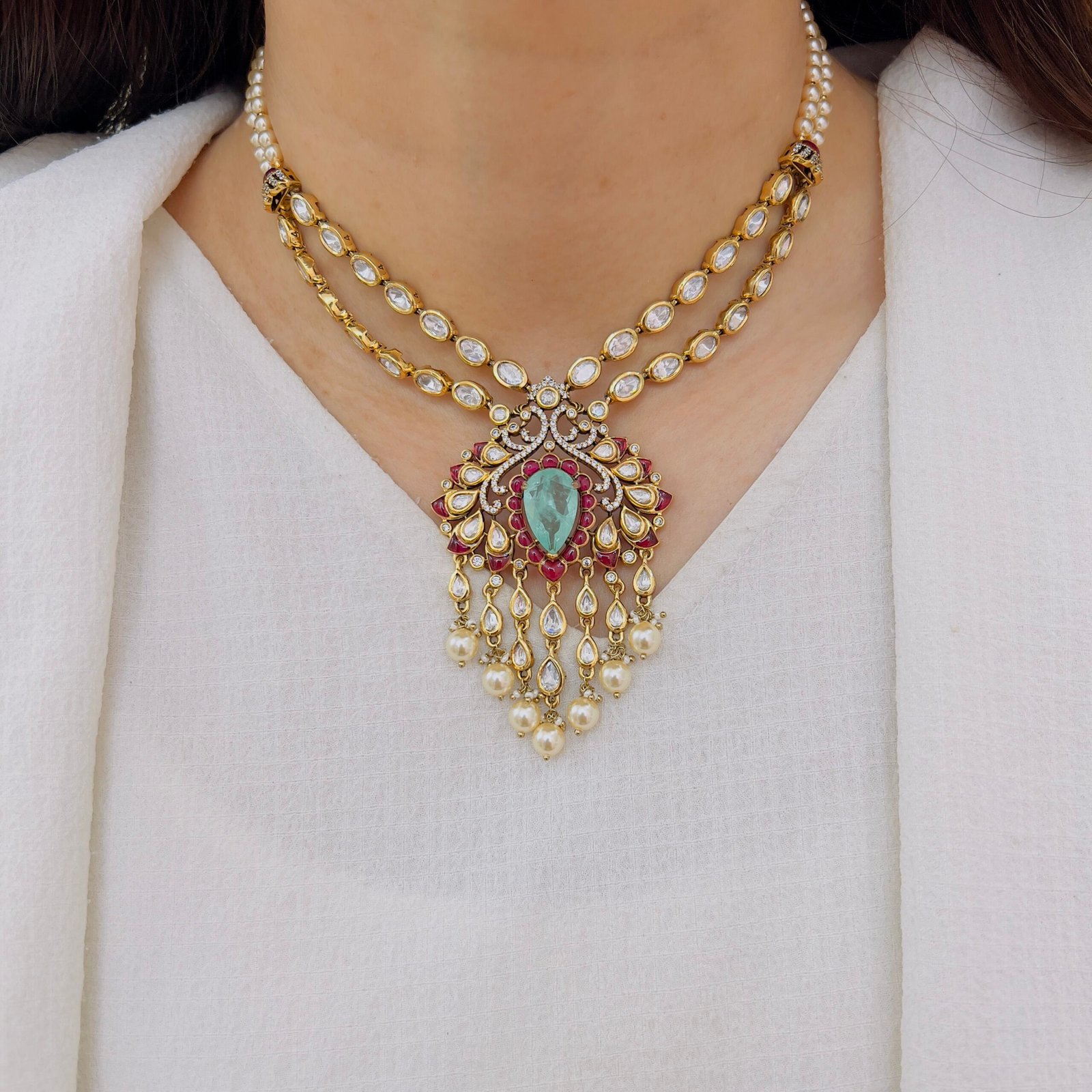 Vintage Royalty Necklace Set - Image 4