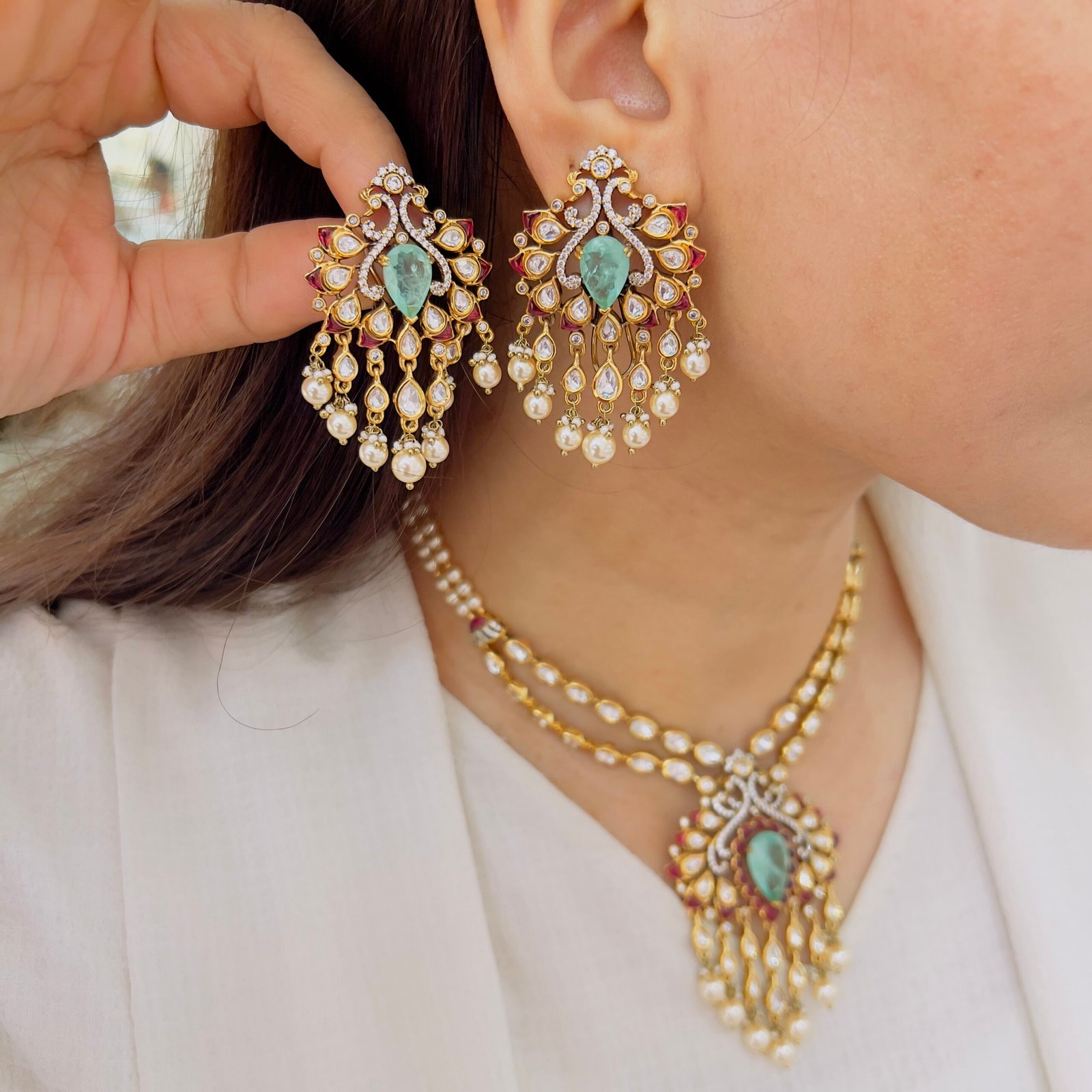 Vintage Royalty Necklace Set - Image 5
