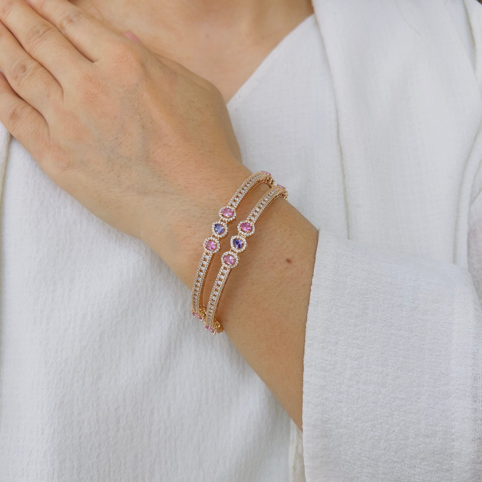 Classic Centre Motif Bangle - Image 4